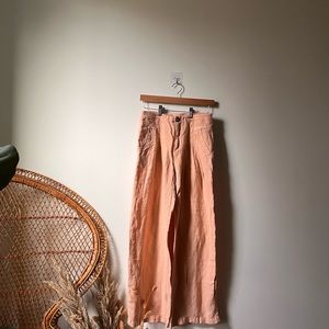 Free People Boho orange pants size small